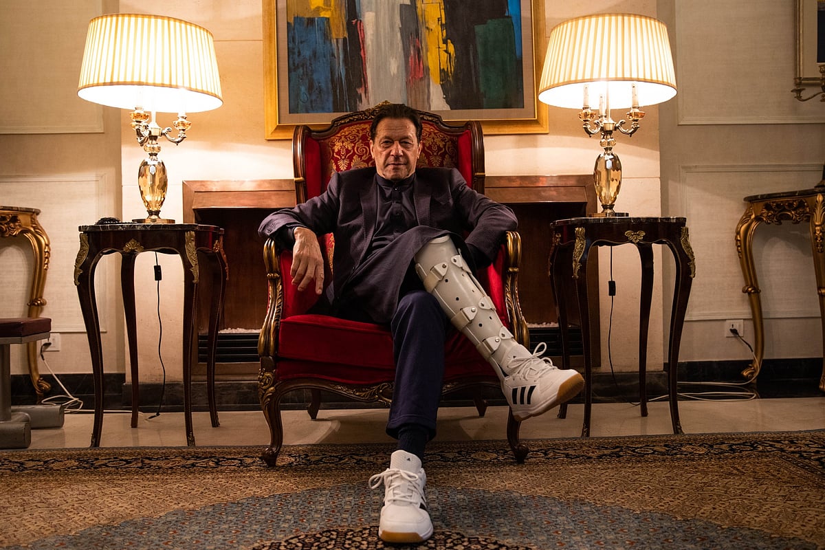 Imran Khan in Lahore, on Jan. 24.Photographer: Betsy Joles/Bloomberg