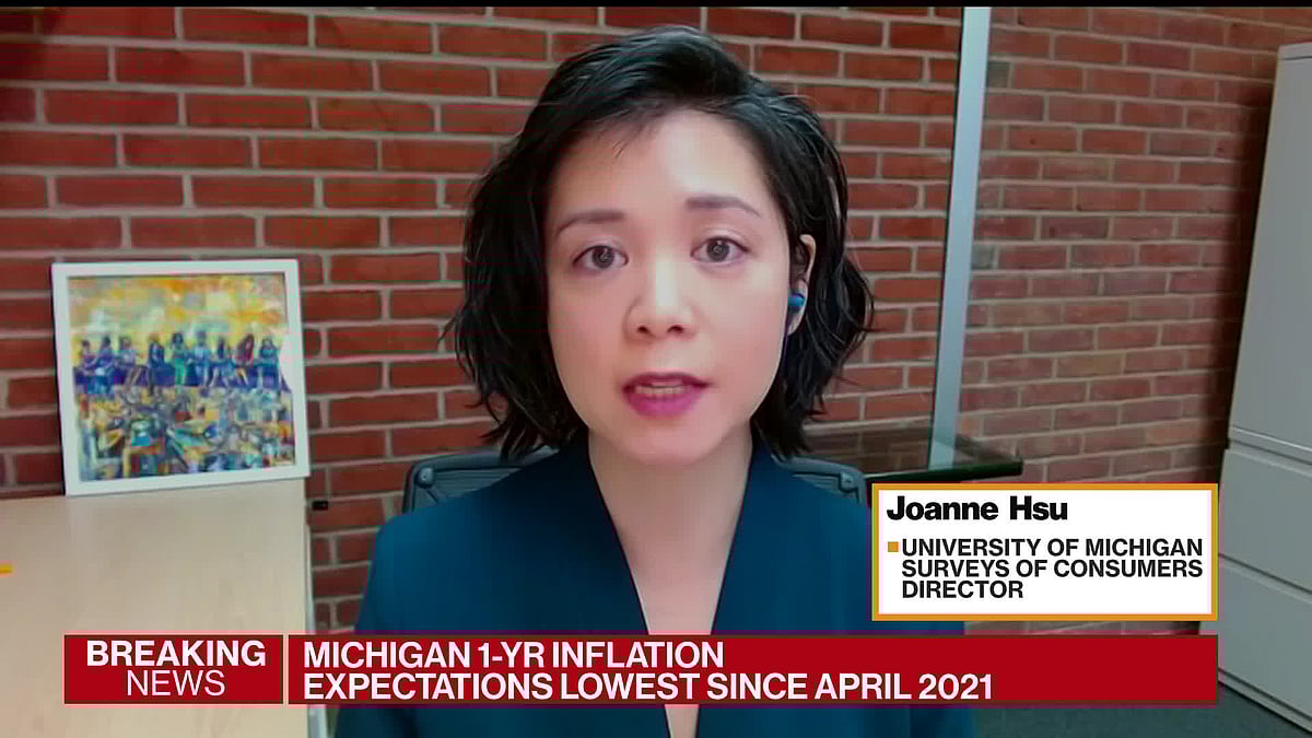 WATCH: University of Michigan Surveys of Consumers Director Joanne Hsu discusses the key takeaways from the latest consumer sentiment report.Source: Bloomberg