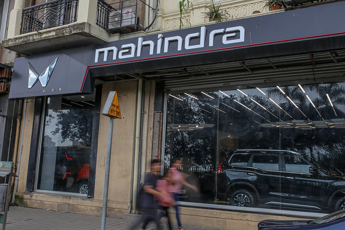 A Mahindra dealership in Mumbai. The automaker won’t be a big presence this year’s show.Photographer: Dhiraj Singh/Bloomberg