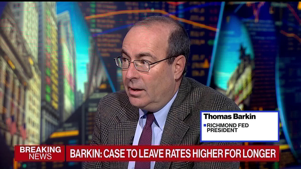Federal Reserve Bank of Richmond President Thomas Barkin discusses the January CPI report, inflation risk and monetary policy with Jonathan Ferro and Mike McKee on “Bloomberg The Open.”Source: Bloomberg