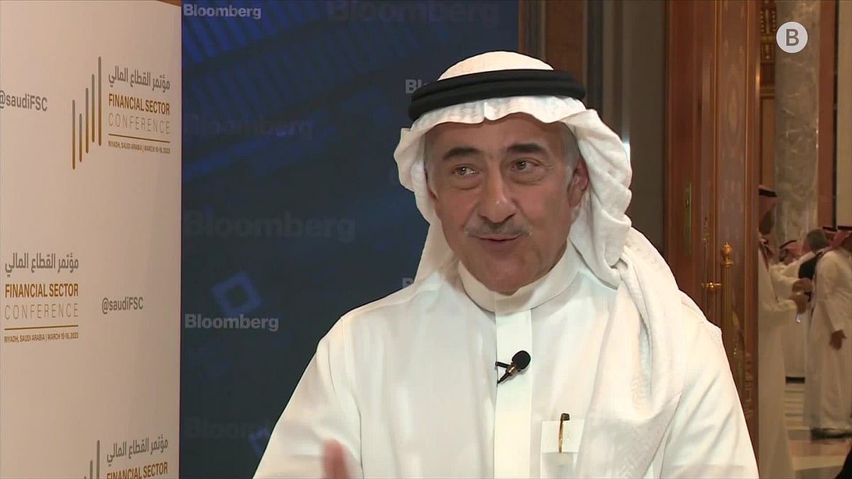 WATCH: When asked if Saudi National Bank was open to a taking a bigger stake in Credit Suisse, Chairman Ammar Al Khudairy answered, “absolutely not.”Source: Bloomberg