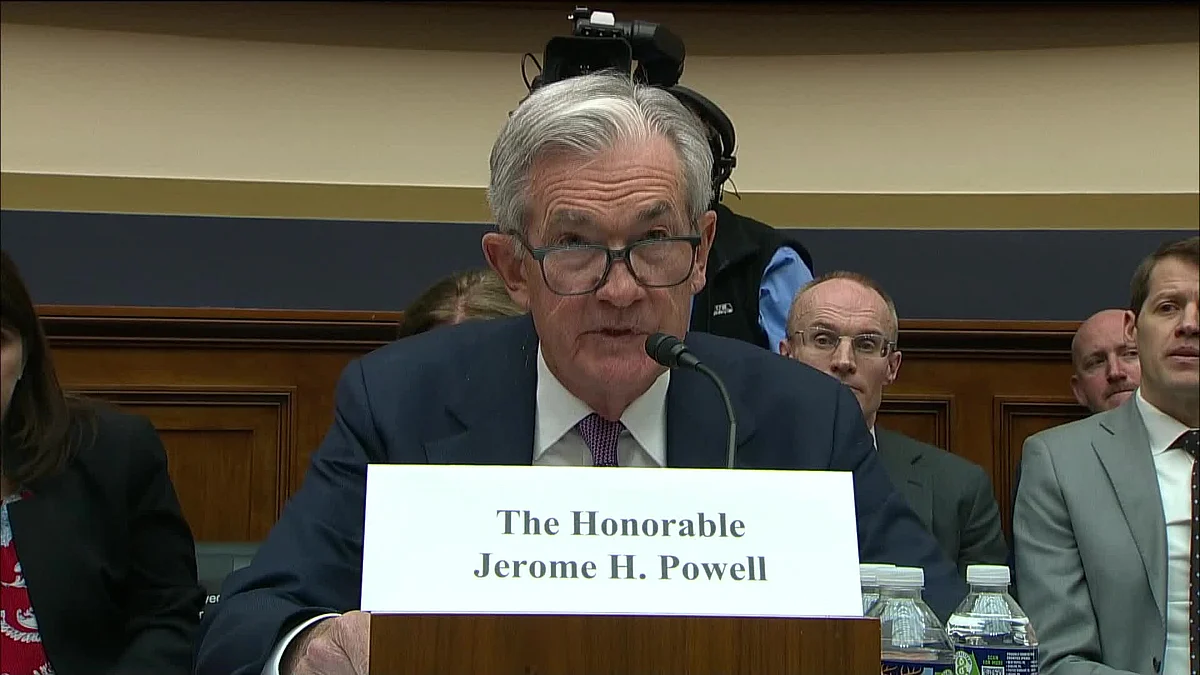 WATCH: “(The Fed) is not on a preset path and will be guided by the incoming data,” Chair Jerome Powell says.Source: Bloomberg