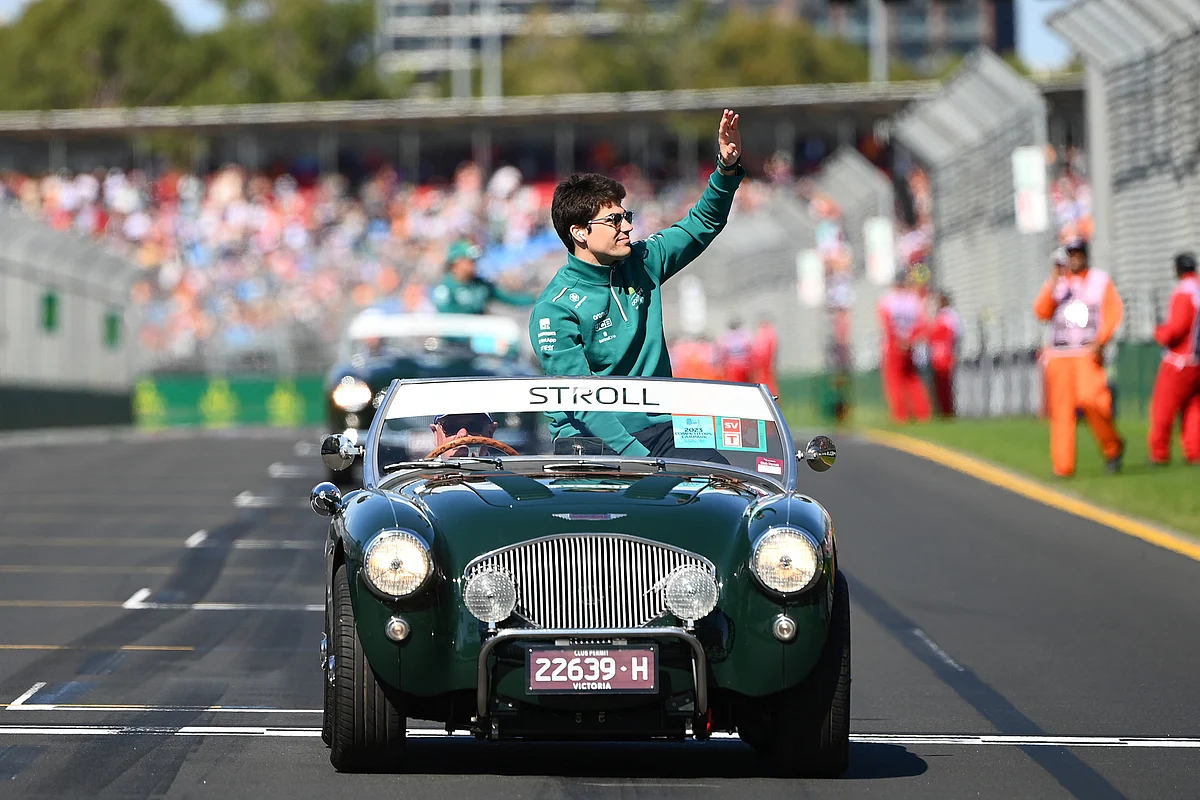Lance Stroll of Aston Martin.Photographer: Quinn Rooney/Getty Images AsiaPac