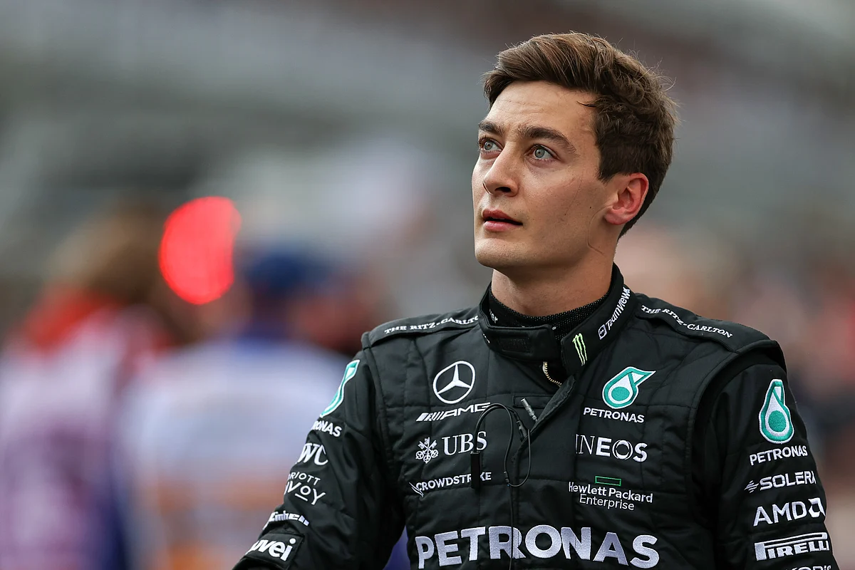 George Russell of Mercedes-AMG Petronas.Photographer: Qian Jun/MB Media/Getty Images AsiaPac