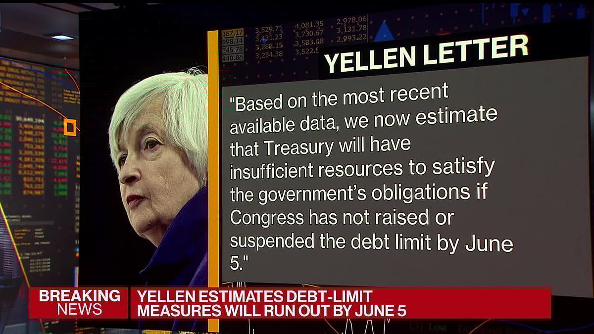 Treasury Secretary Janet Yellen said her department estimates it will run out of funding by June 5 if lawmakers fail to raise or suspend the US debt ceiling. Kailey Leinz has more on “Beyond the Bell.”Source: Bloomberg
