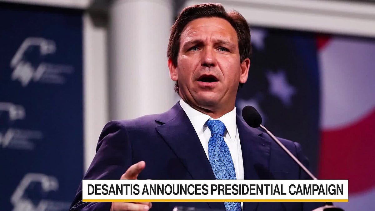 WATCH: Florida Governor Ron DeSantis has officially jumped into the race for US president. Gregory Korte reports.Source: Bloomberg