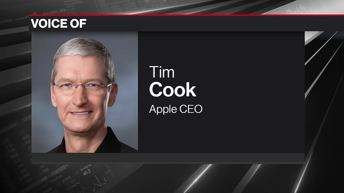 Apple CEO Tim Cook singles out India as a country pivotal for the iPhone maker during the company’s earnings call. Source: Bloomberg