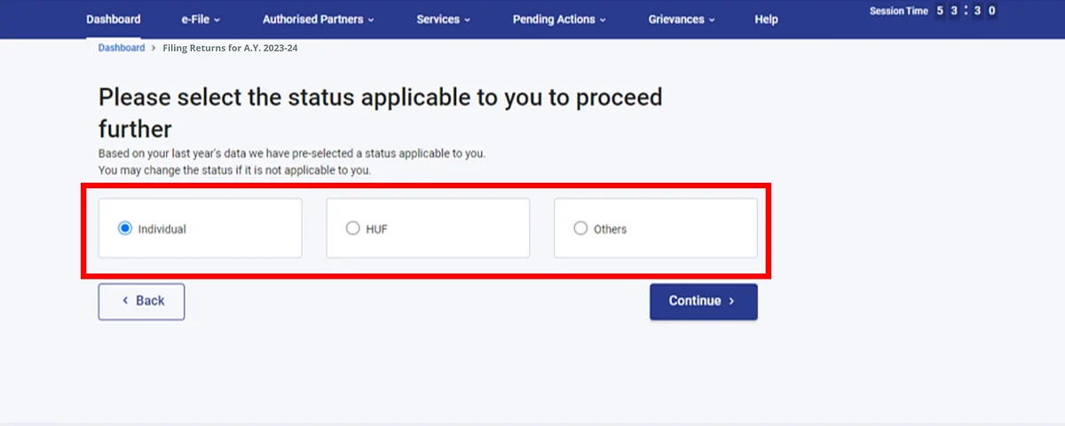 <div class="paragraphs"><p><strong>Source: Income Tax e-Filing Website</strong></p></div>