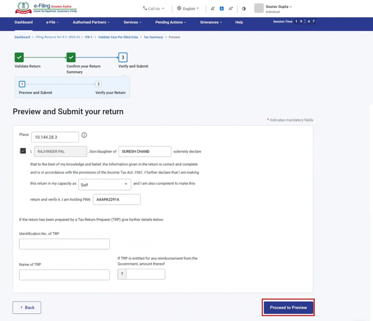<div class="paragraphs"><p><strong>Source: Income Tax e-Filing Website</strong></p></div>