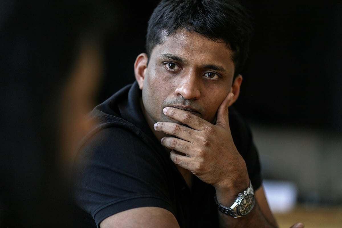 Byju Raveendran, founder and chief executive officer of Think and Learn Pvt.Photographer: Dhiraj Singh/Bloomberg