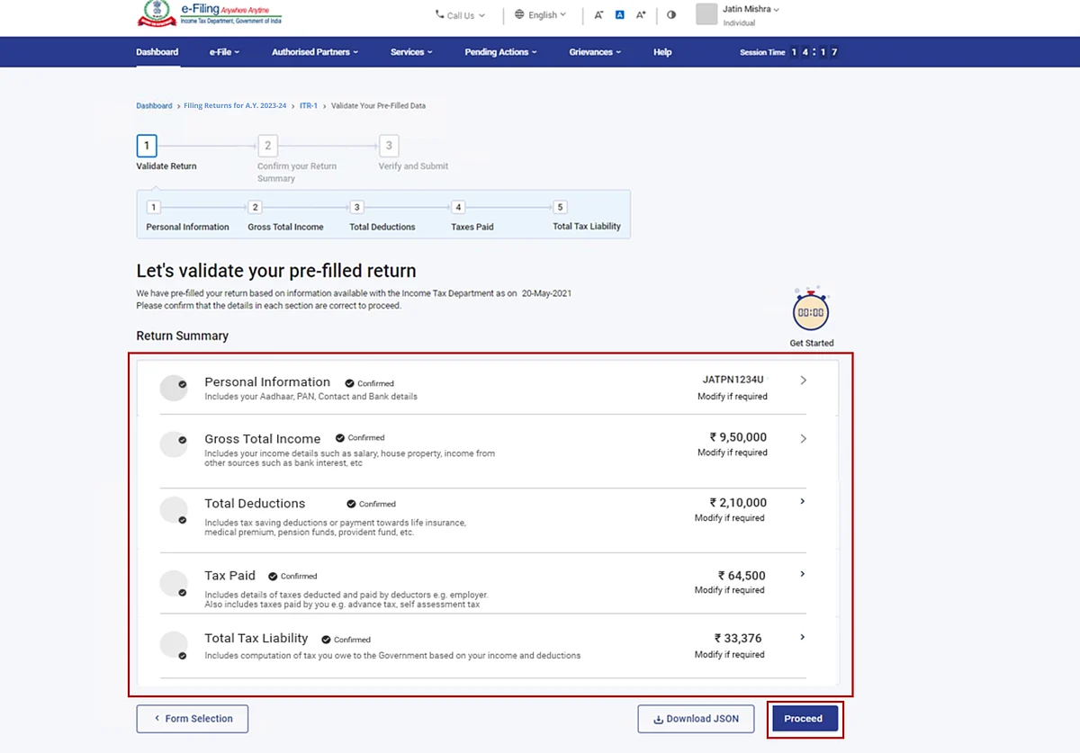 <div class="paragraphs"><p><strong>Source: Income Tax e-Filing Website</strong></p></div>