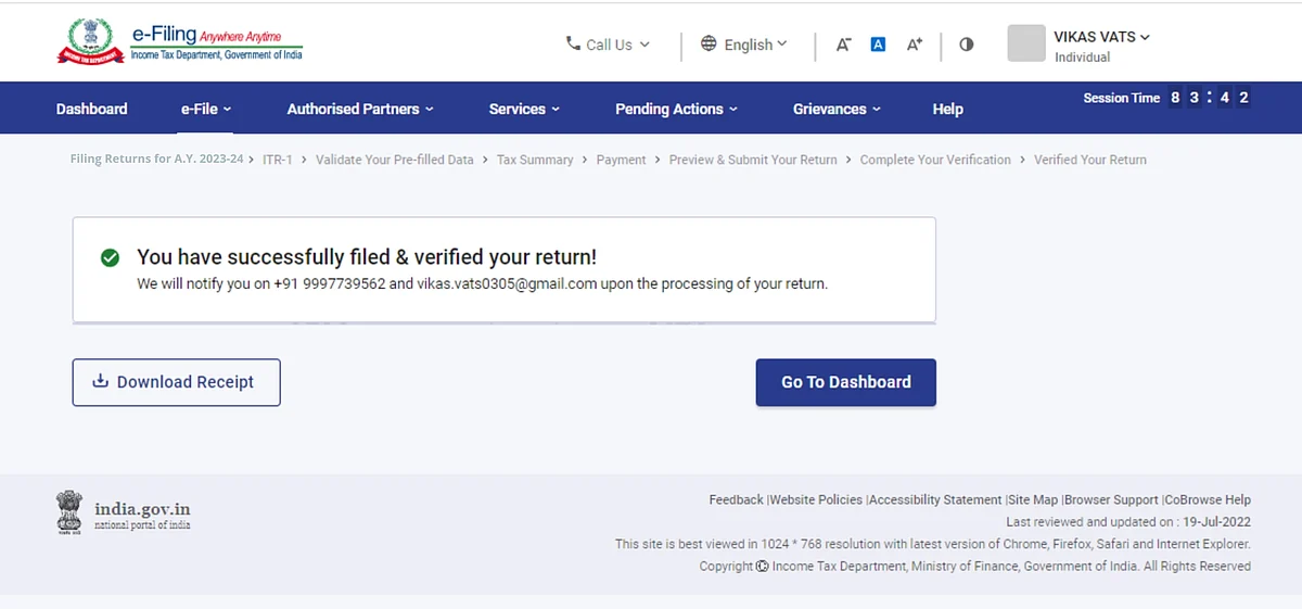 <div class="paragraphs"><p><strong>Source: Income Tax e-Filing Website</strong></p></div>