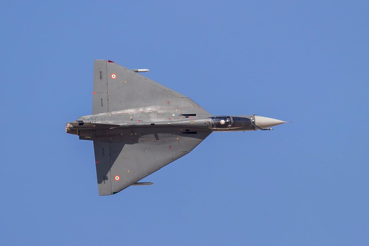 An Indian Air Force TEJAS aircraftPhotographer: Christopher Pike/Bloomberg