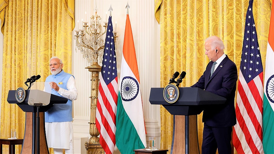 WATCH: Indian Prime Minister Narendra Modi addressed a joint session of Congress after sealing some defense and commercial deals with President Joe Biden. Source: Bloomberg