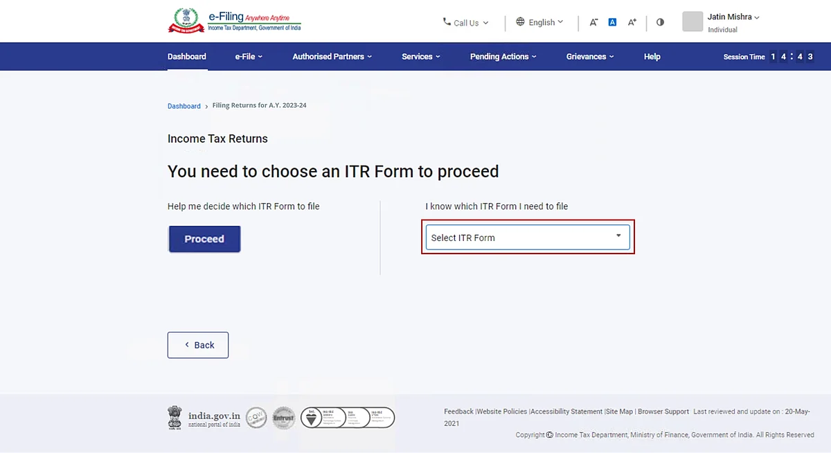 <div class="paragraphs"><p><strong>Source: Income Tax e-Filing Website</strong></p></div>