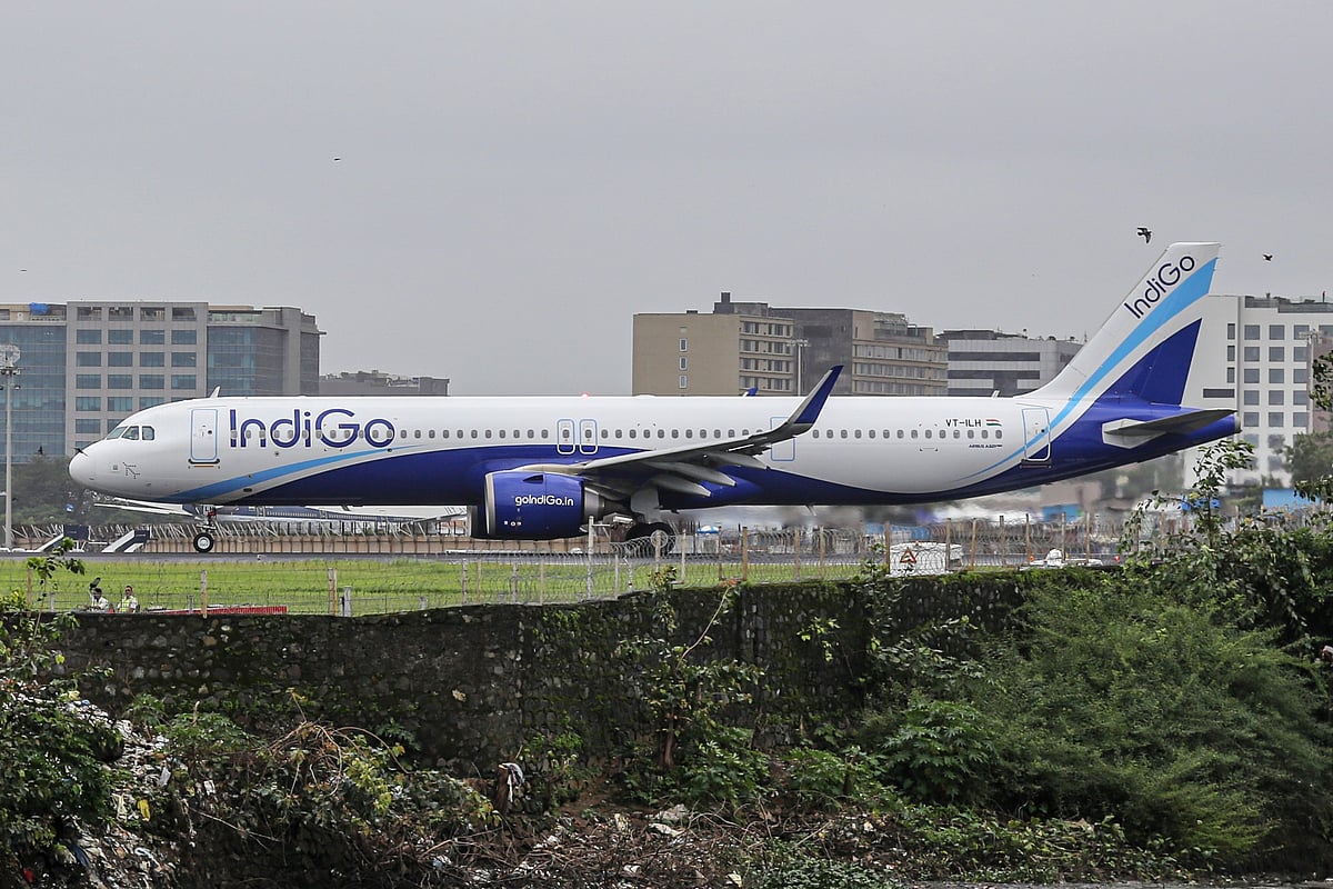 An aircraft operated by IndiGoPhotographer: Dhiraj Singh/Bloomberg