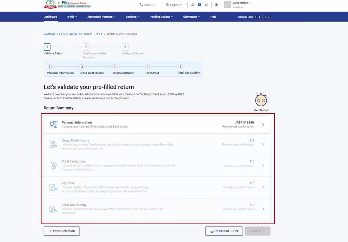 <div class="paragraphs"><p><strong>Source: Income Tax e-Filing Website</strong></p></div>