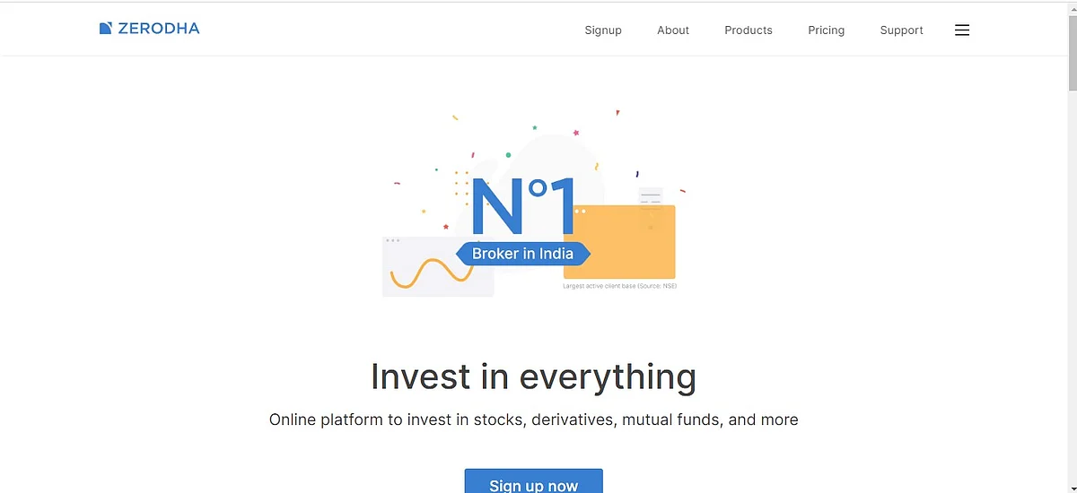 <div class="paragraphs"><p>A screenshot of the Zerodha homepage. (Source: BQ Prime) </p></div>