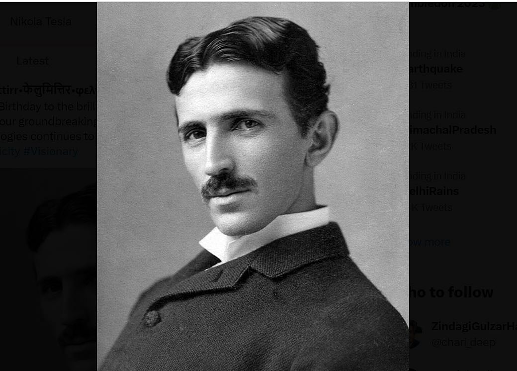 <div class="paragraphs"><p>Nikola Tesla. Pic/Twitter</p></div>