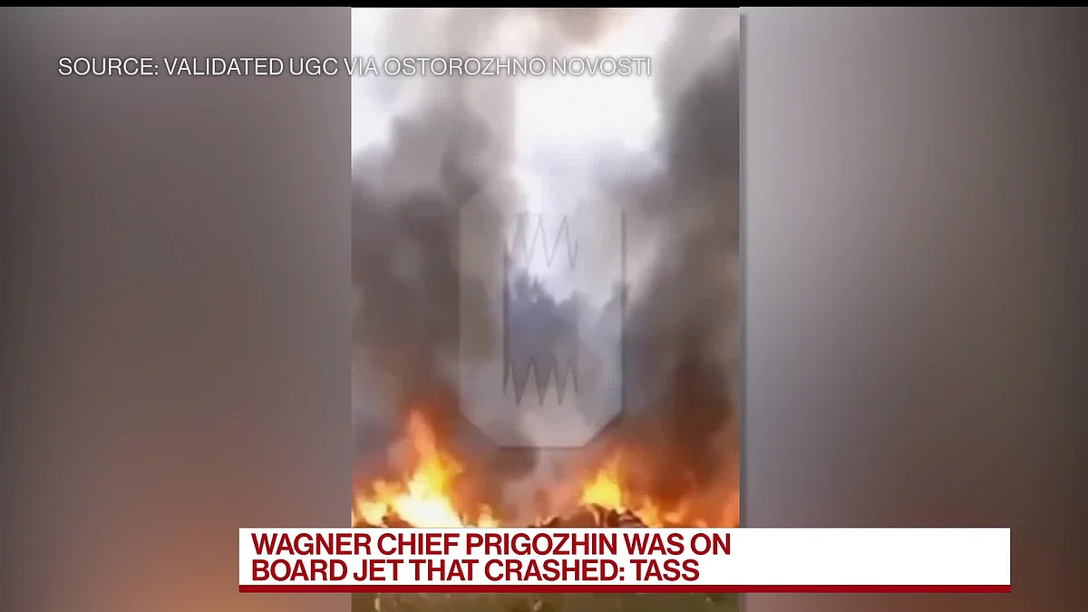 WATCH: Wagner mercenary chief Yevgeny Prigozhin, who led an abortive mutiny two months ago that shook President Vladimir Putin’s rule, was on a private jet that crashed Wednesday killing everyone aboard, Russian aviation authorities said. Part of the video in this report is graphic. It is unverified video of the jet that crashed. Bloomberg’s Kailey Leinz reports.Source: Bloomberg