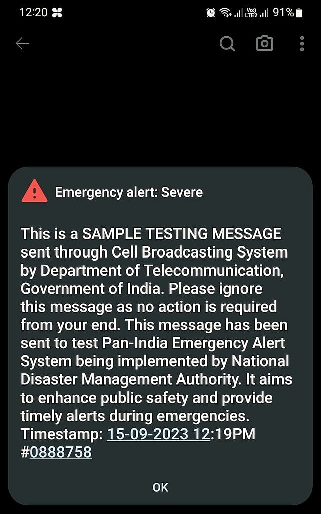 Received An 'Emergency Alert Message: Severe' On Your Phone Today? Here's What It Means