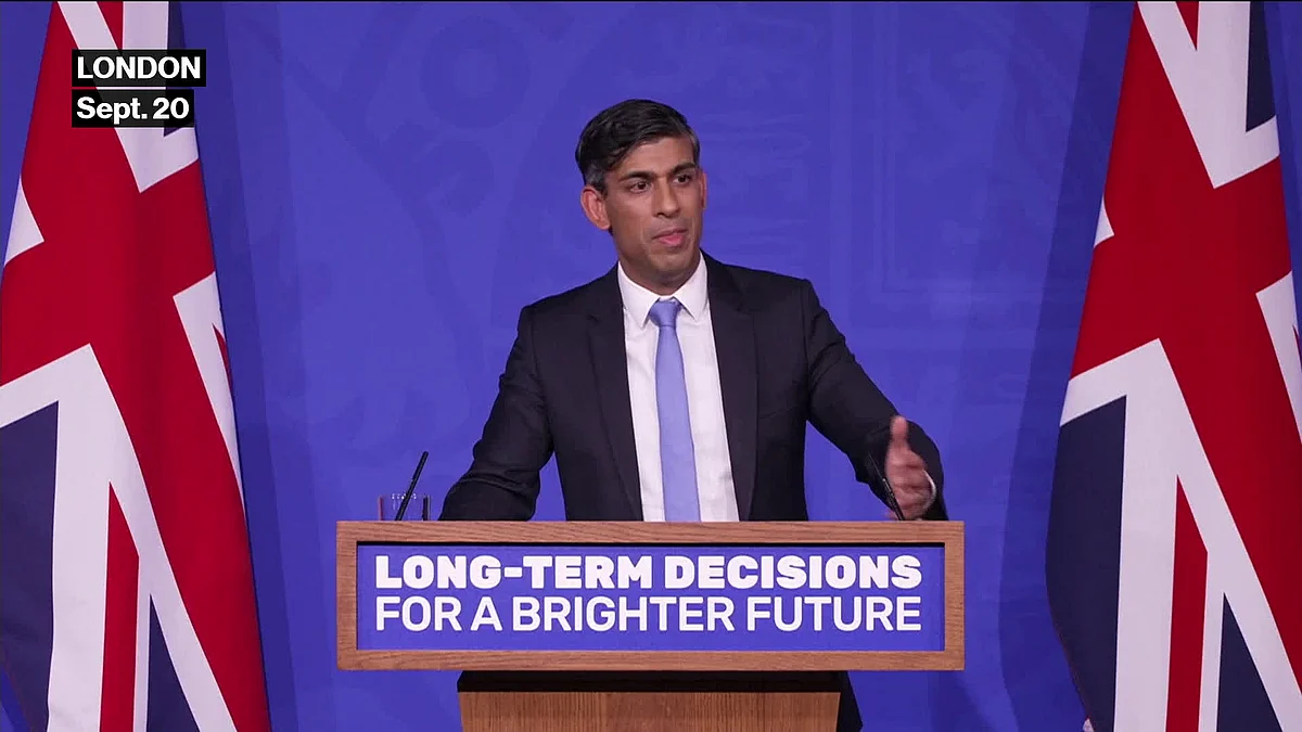 WATCH: UK Prime Minister Rishi Sunak says it’s “absolutely wrong” to say the government is watering down its net-zero targets.Source: Bloomberg