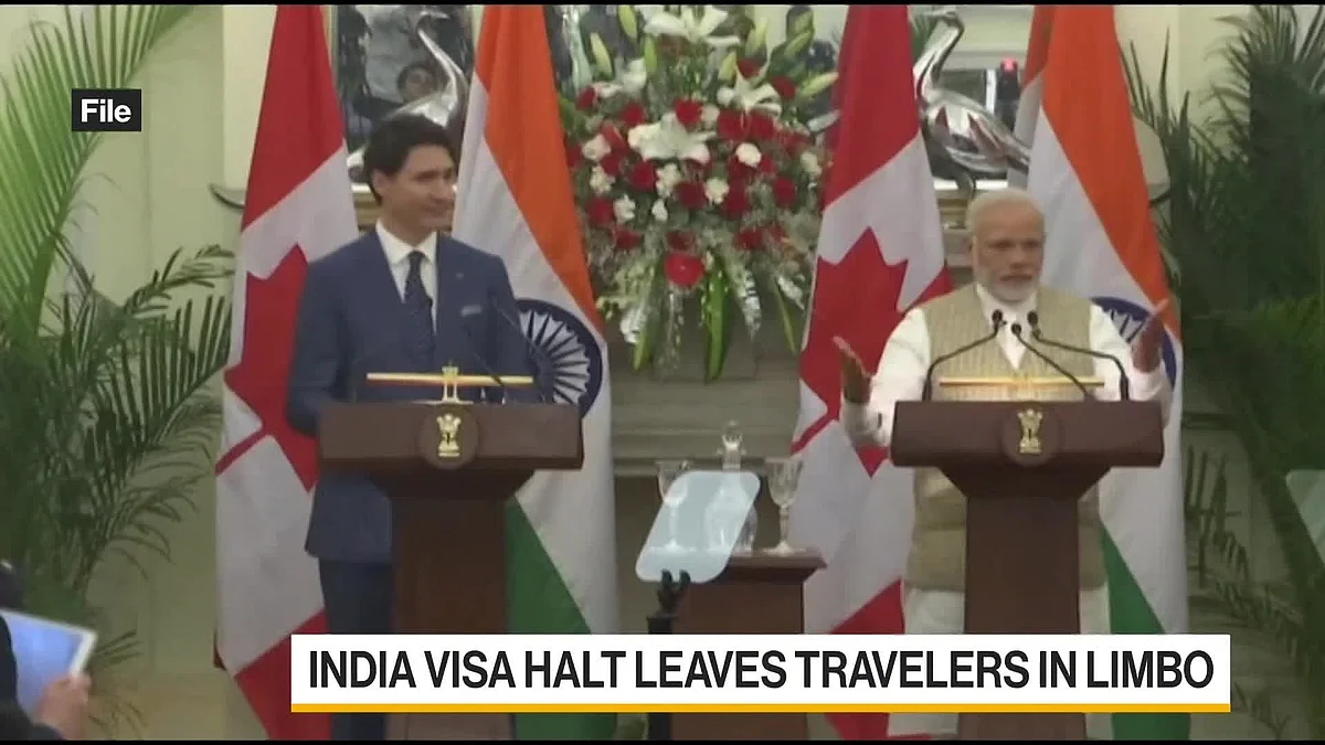 WATCH: Canada is pulling some diplomats out of India as Modi’s government appeared to suspend visas for Canadians. Randy Thanthong-Knight reports.Source: Bloomberg