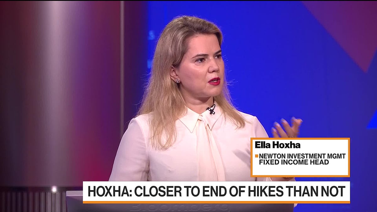 WATCH: “The higher and steeper rates go, the worse it is for risky assets,” says Ella Hoxha, head of fixed income at Newton Investment Management.Source: Bloomberg