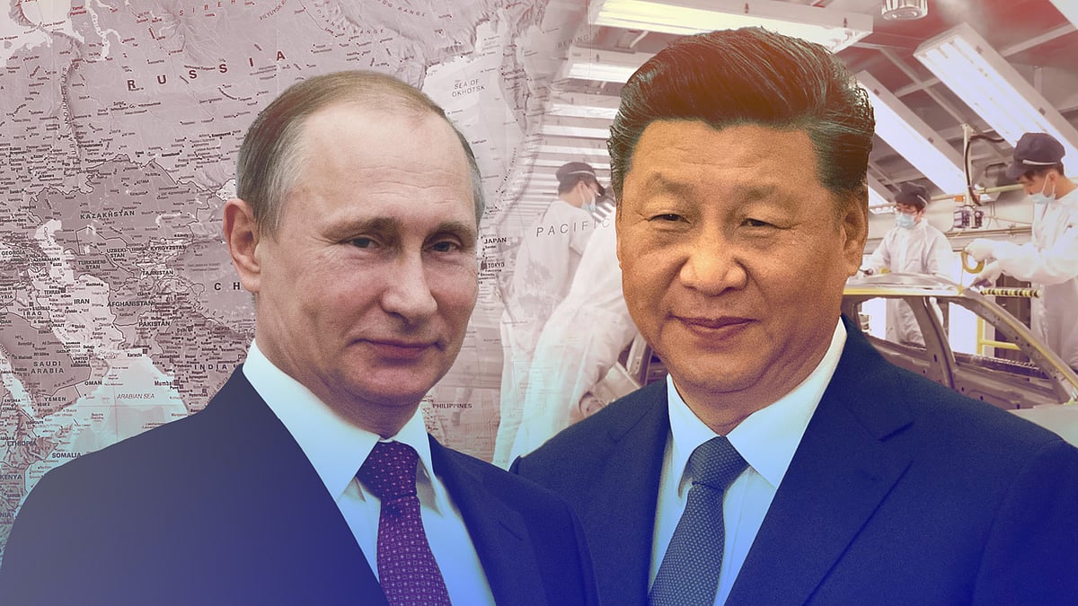 WATCH: Vladimir Putin and Xi Jinping may have a “no limits” friendship, but the alliance is not one of equals. Since the invasion of Ukraine, Russia has become increasingly dependent on China — a situation that’s of deep concern to the US.Bloomberg Originals