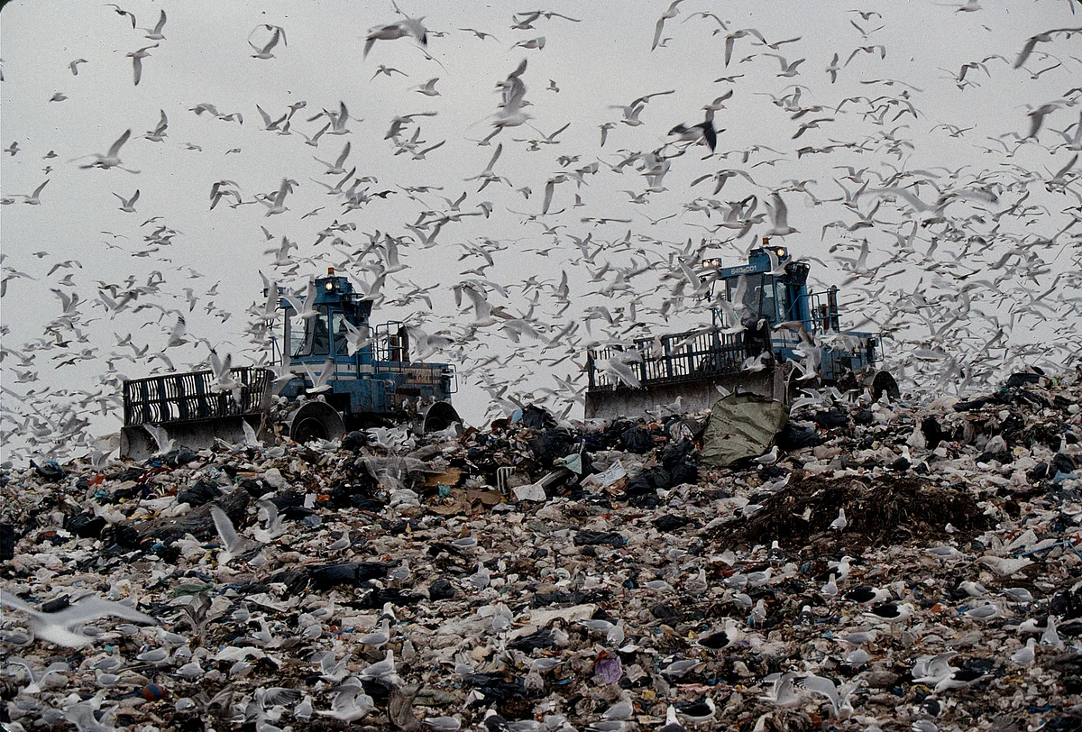 Freshkills in 1997.Photographer: Andrew Lichtenstein/Corbis/Getty Images