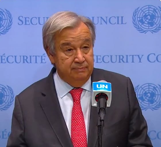 <div class="paragraphs"><p>UN chief Antonio Guterres. (Source: screen grab from his UN address/official X handle)</p></div>