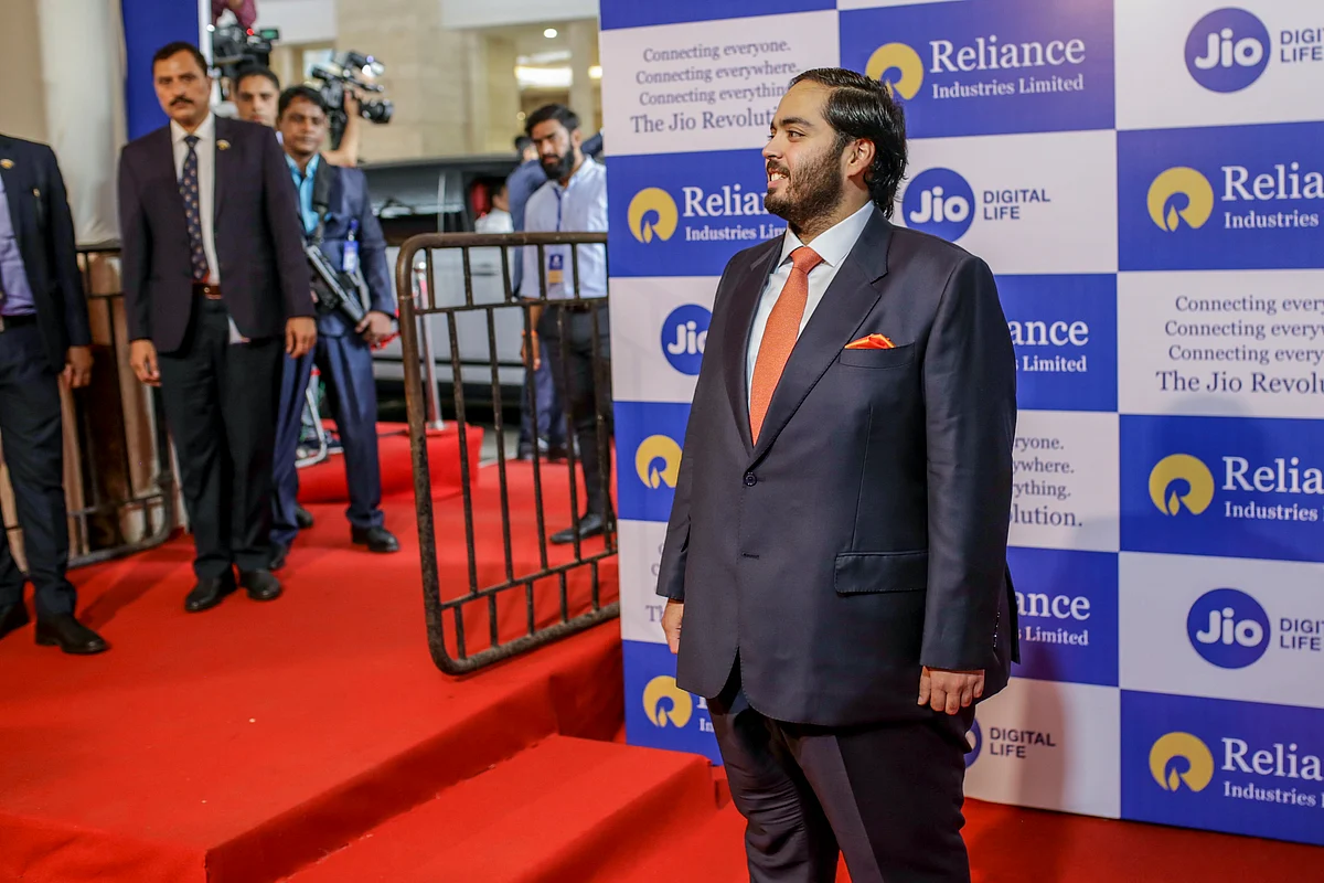 Anant Ambani ahead of Reliance Industries’ AGM in Mumbai in 2019. Photographer: Dhiraj Singh/Bloomberg