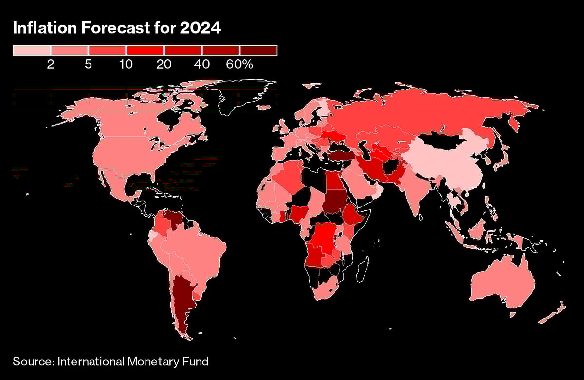 IMF Warns of Stubborn Inflation and Weaker Global Growth in 2024