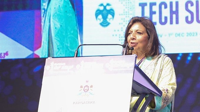 <div class="paragraphs"><p>Biocon Executive Chairperson Kiran Mazumdar-Shaw (Source: Bengaluru Tech Summit/X)</p></div>