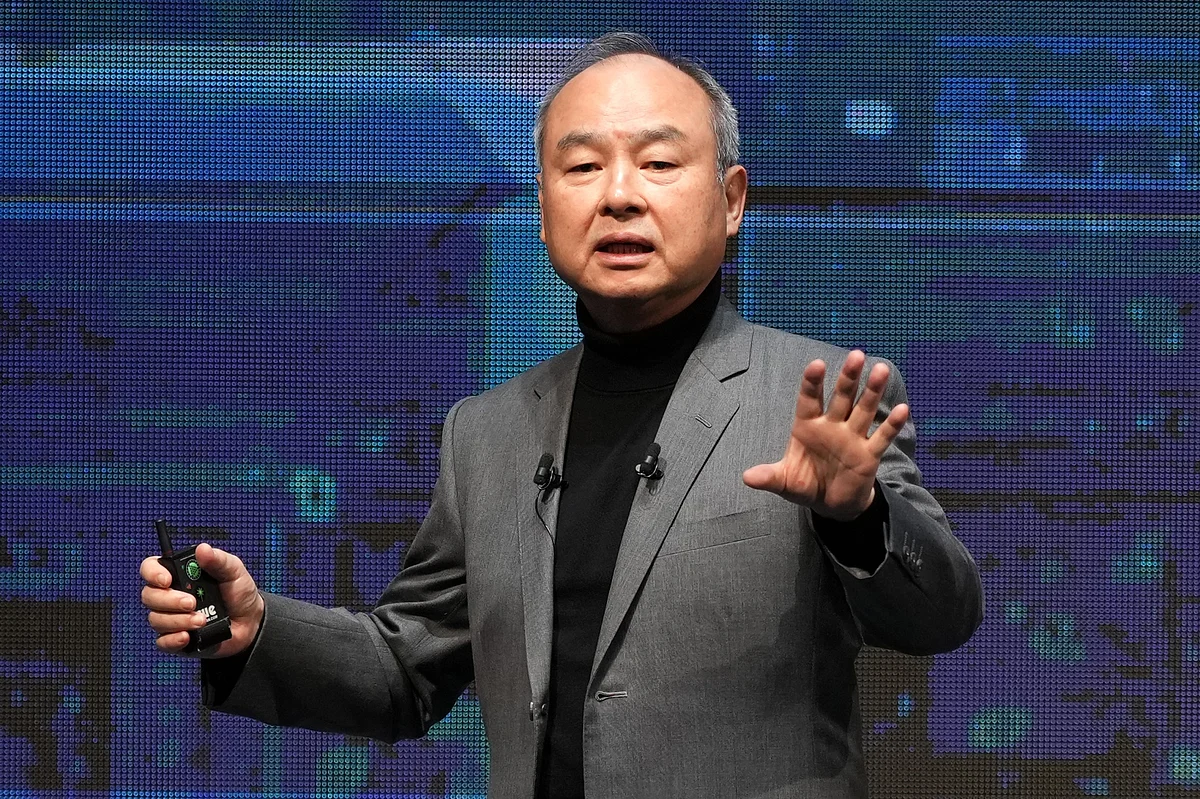 Masayoshi Son, chairman and chief executive officer of SoftBank Group Corp.Photographer: Toru Hanai/Bloomberg