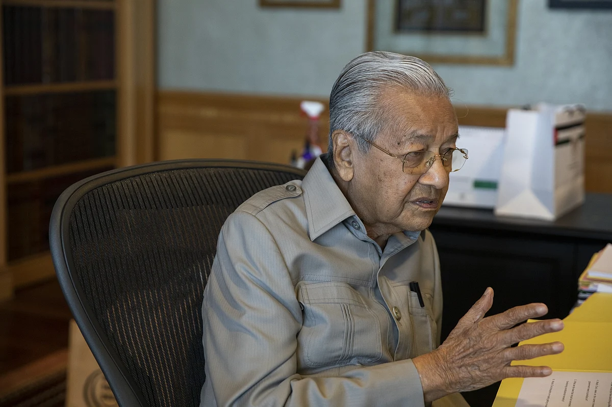 Mahathir Mohamad on Nov. 1.Photographer: Sanjit Das/Bloomberg