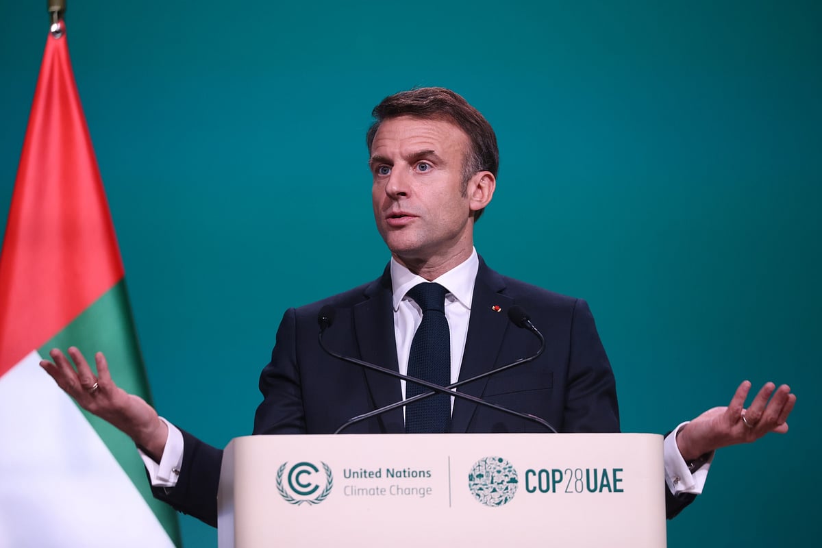 Emmanuel Macron Photographer: Hollie Adams/Bloomberg