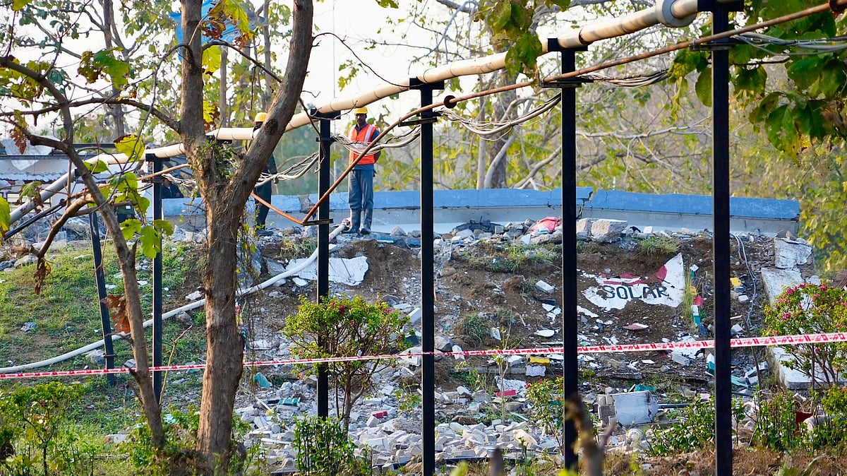 <div class="paragraphs"><p>The explosion site at&nbsp;Solar Industries' unit (Source:&nbsp;Devendra Fadnavis/X)</p></div>
