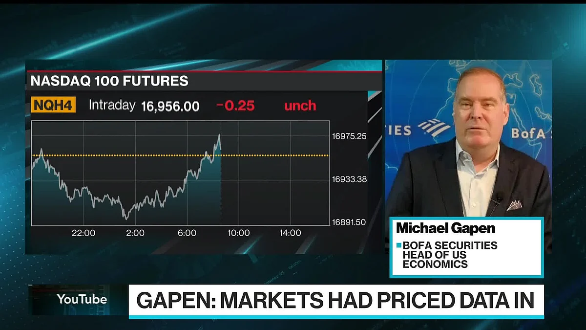Michael Gapen, head of US economics at BofA Securities, says markets had already priced in US personal consumption expenditures data for November and that there are risks around inflation, but he sees the Federal Reserve “in a good spot.”Source: Bloomberg
