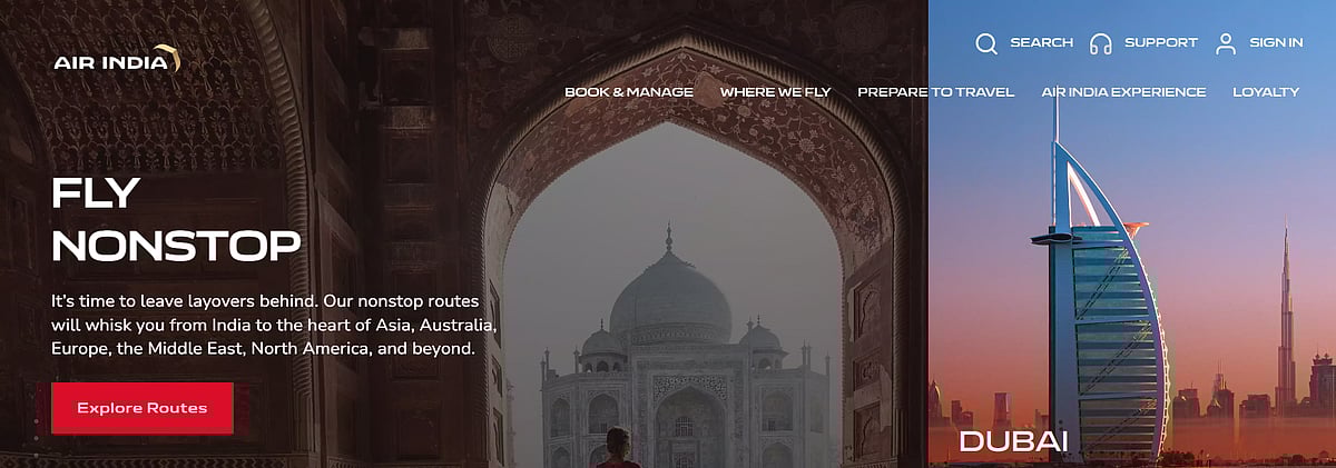 <div class="paragraphs"><p>Air India website revamped with new logo</p></div>