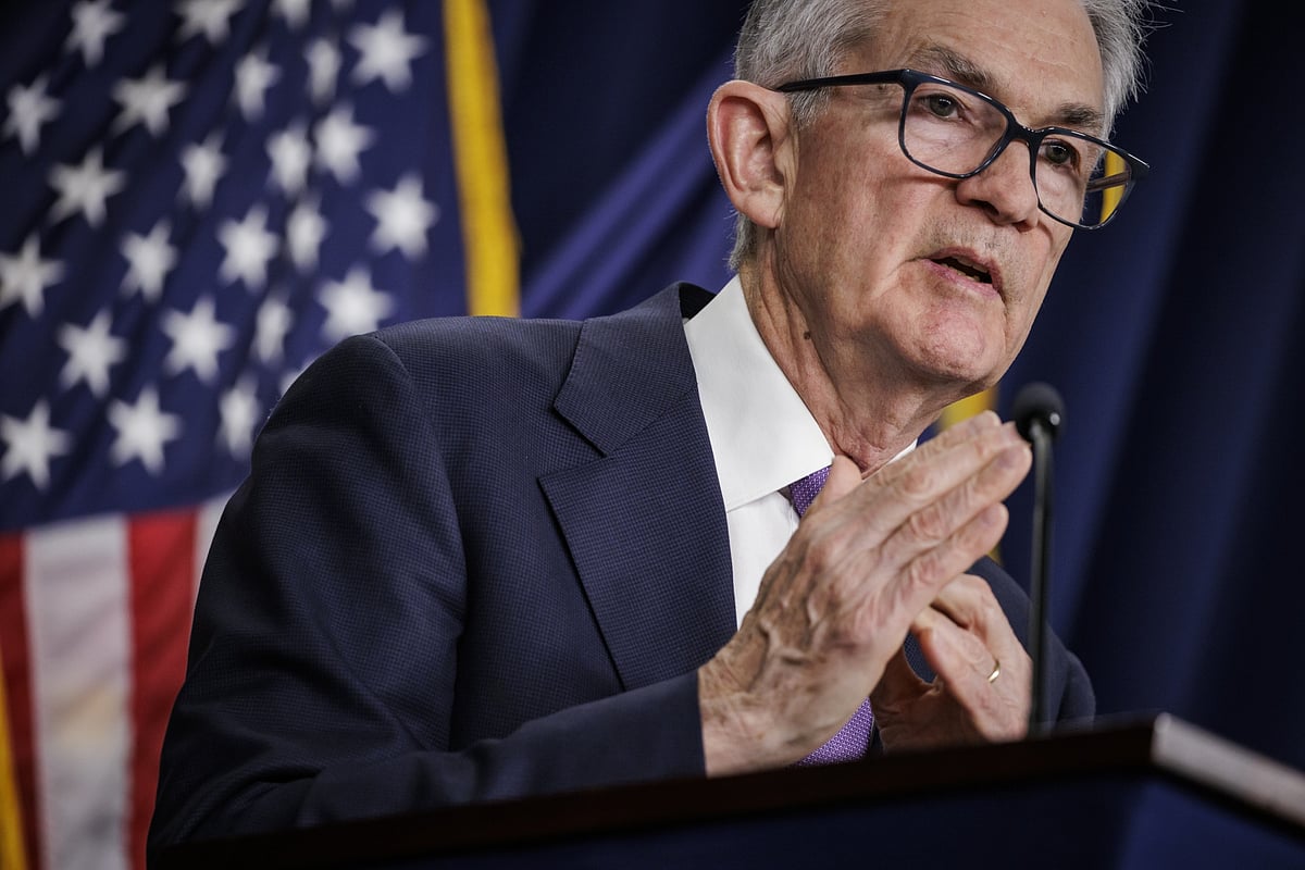 Jerome Powell signaled on Wednesday that he was comfortable with the current level of reserves.Photographer: Samuel Corum/Bloomberg