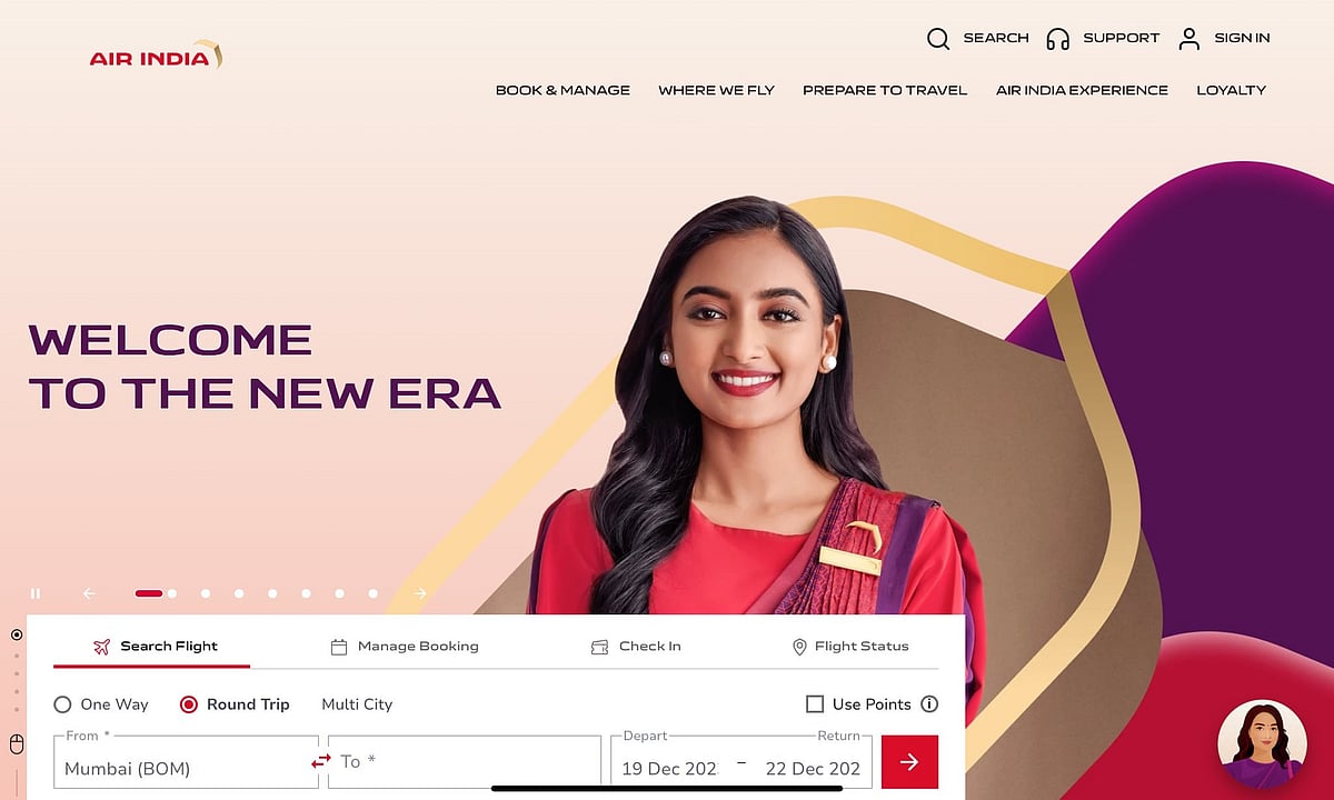 <div class="paragraphs"><p>Air India website revamped with new colours</p></div>