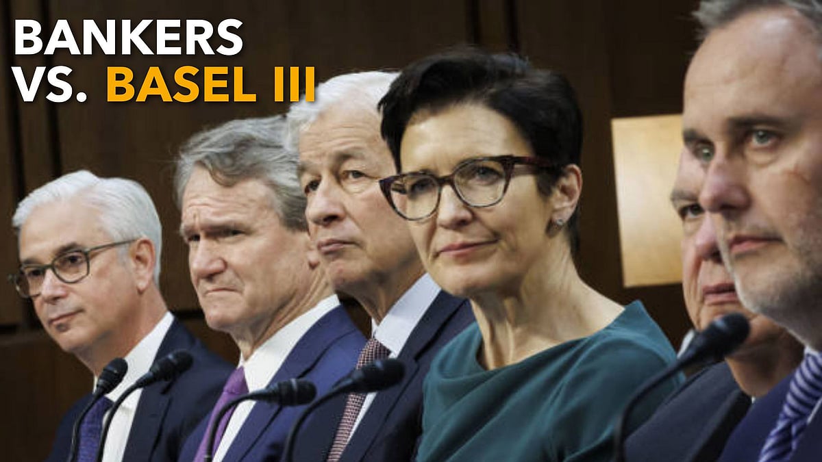 The heads of Wall Street’s biggest banks before the Senate Banking Committee.Source: Bloomberg