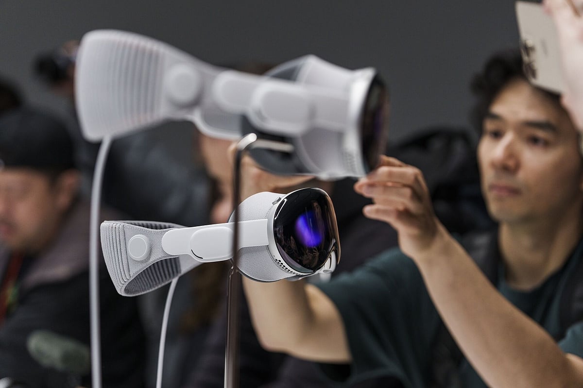 Apple has touted its $3,499 Vision Pro headset as an entertainment device.