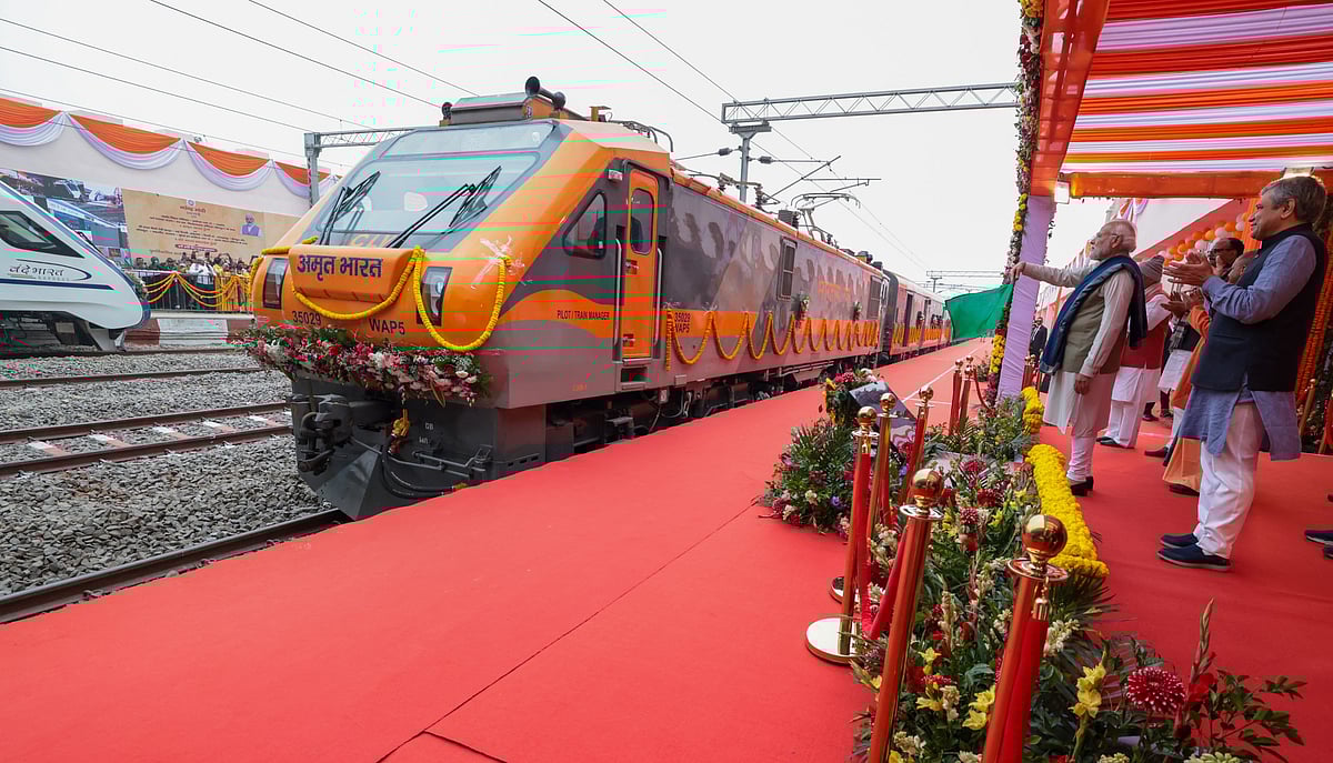 <div class="paragraphs"><p>PM Modi at the inauguration of the redeveloped Ayodhya Dham Junction. (Source: Twitter profile)</p></div>