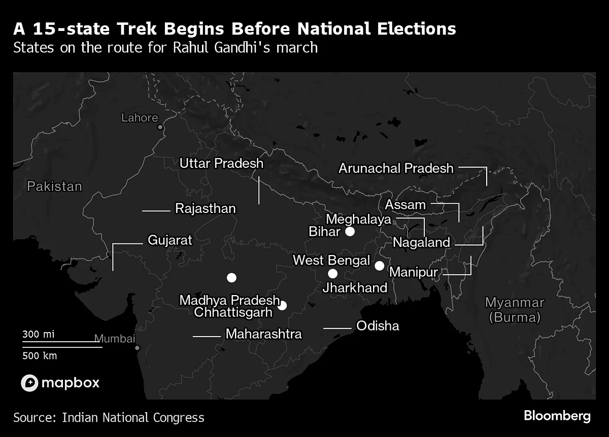 India Opposition Leader Begins Two-Month Trek Ahead Of Elections