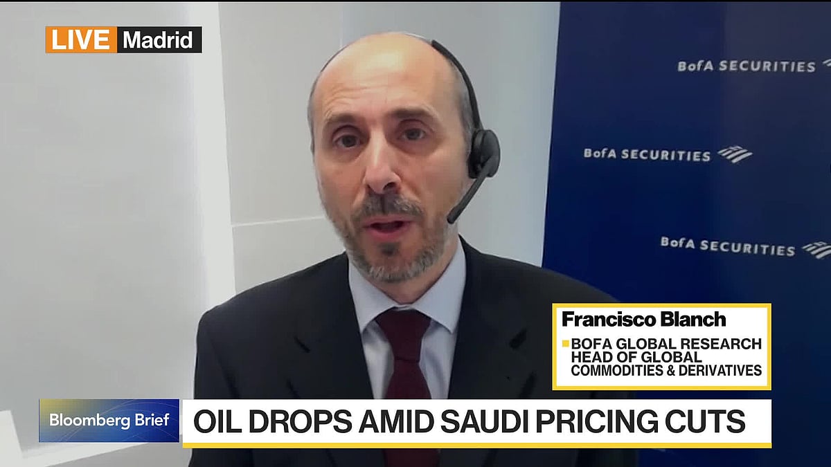 WATCH: Francisco Blanch at BofA Global Research talks about commodities.Source: Bloomberg