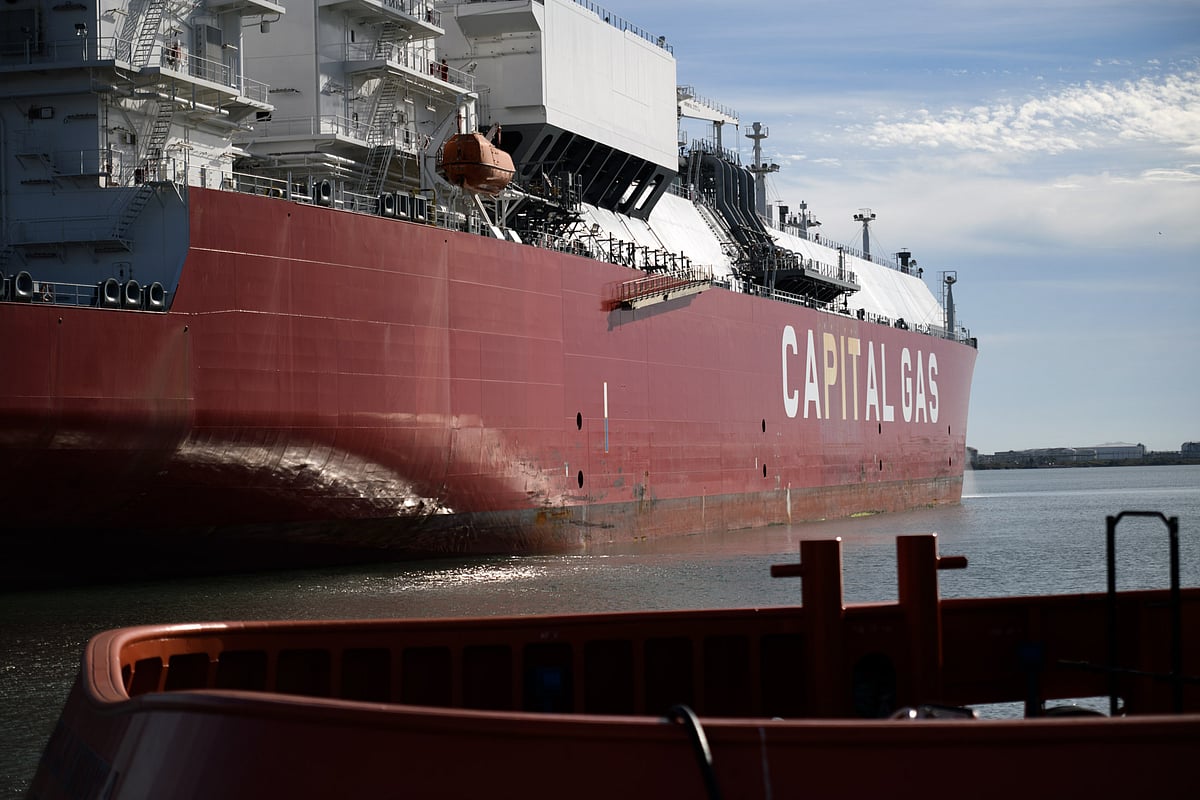 LNG is shipped from the US on specialized tankers, mainly to markets in Europe and Asia.Photographer: Mark Felix/Bloomberg