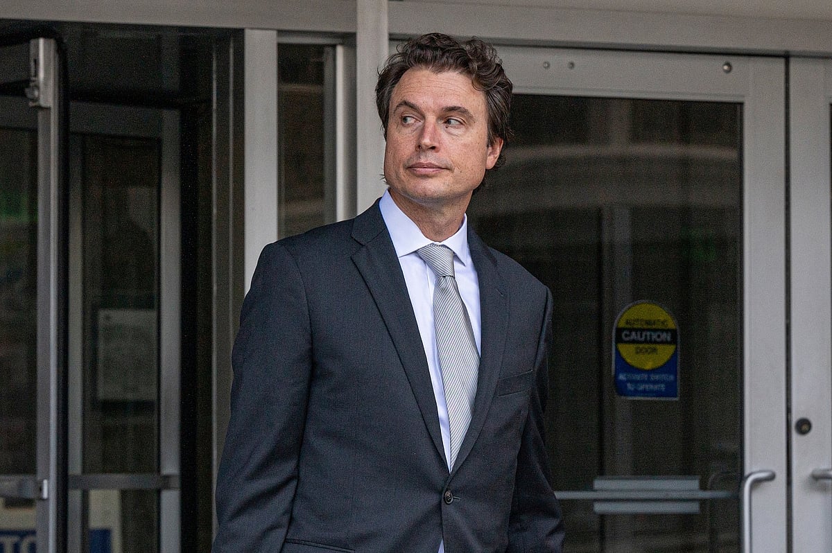 Kimbal Musk after testifying in a Tesla take-private fraud lawsuit in February 2023.Photographer: David Paul Morris/Bloomberg