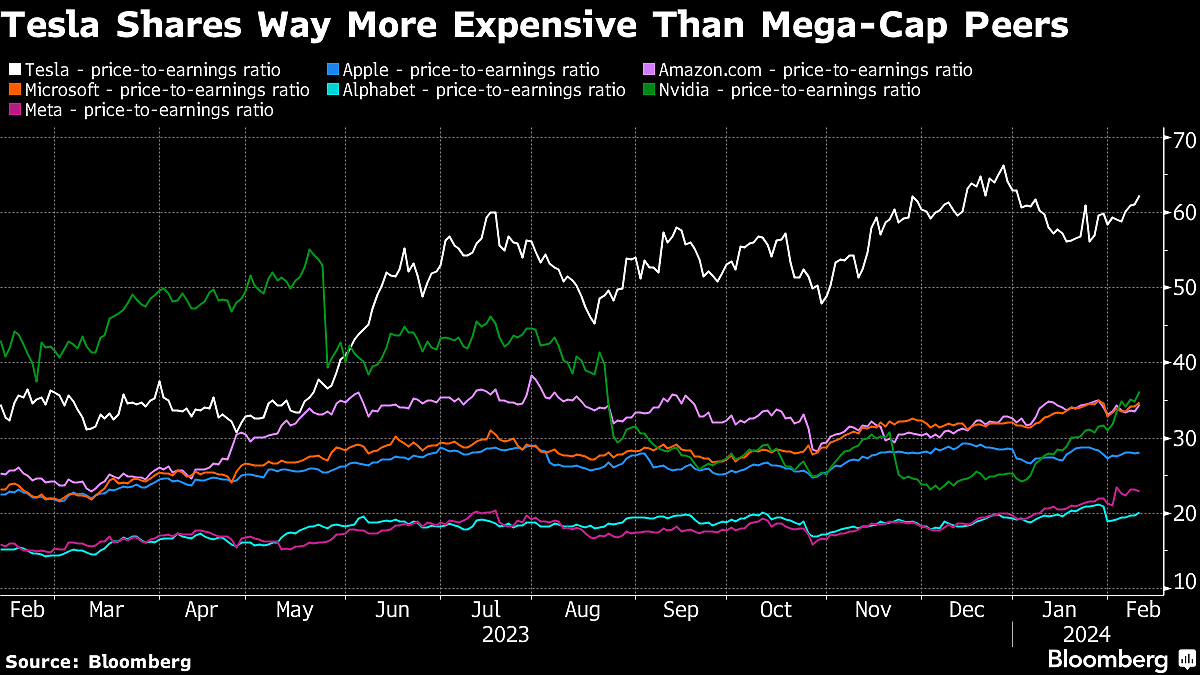 Tesla’s Slide Has Investors Wondering If It’s Still Magnificent